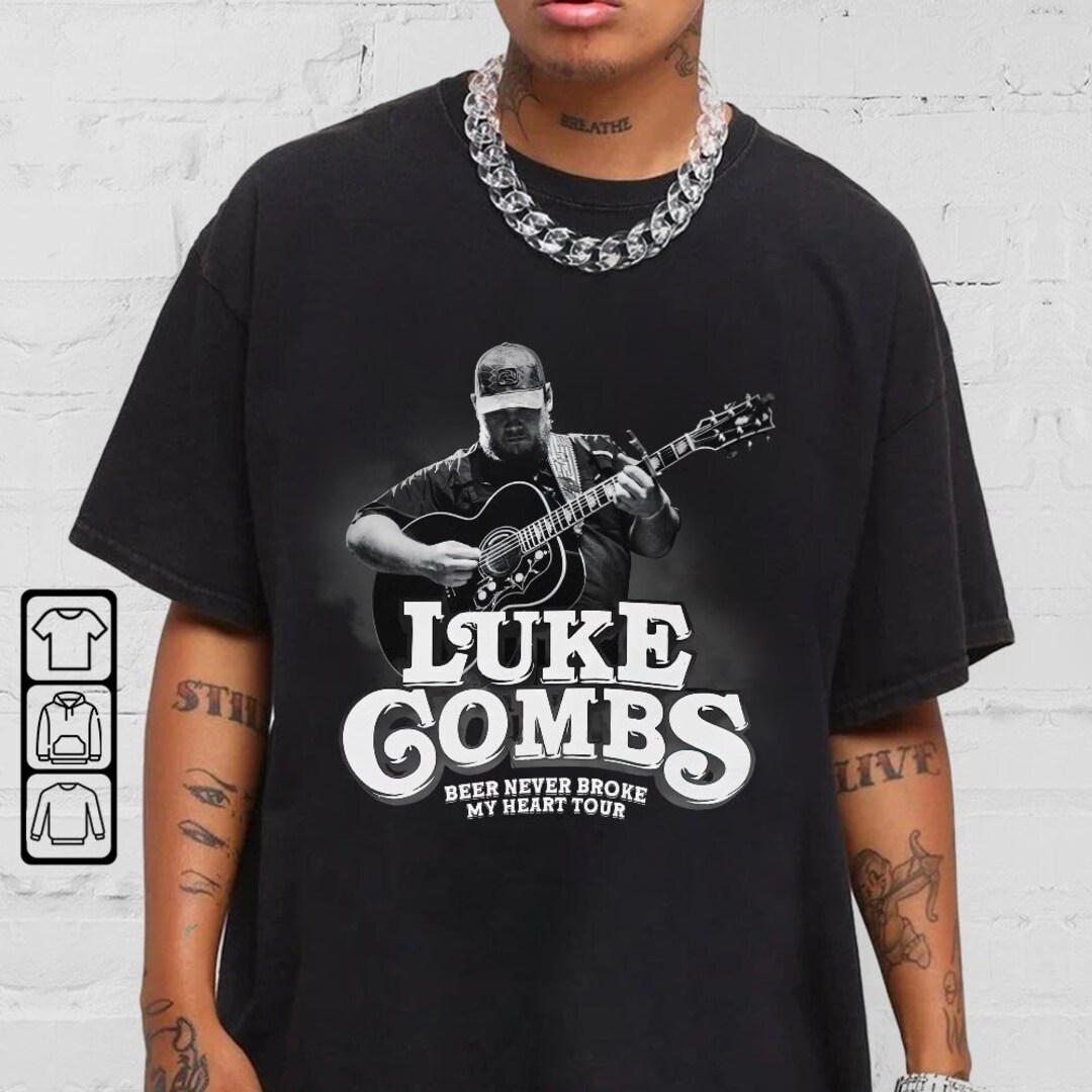 Luke Combs Shirt Luke Comb Tour Unisex Shirt Beer Never Etsy