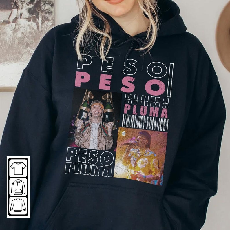 Peso Pluma Music Shirt Peso Pluma Merch Fan Tour Sudadera Etsy México