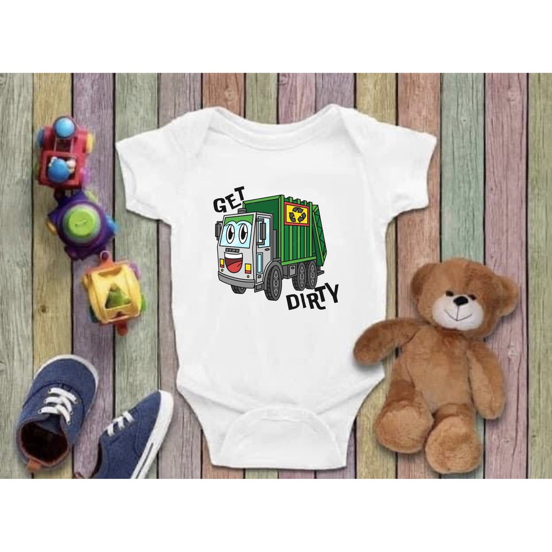 Garbage Truck Graphic Shirt for Boys Boys Trash Truck Etsy