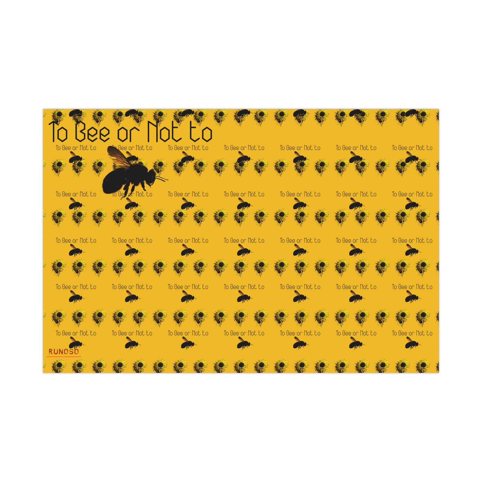 Bumble Bee Gift Wrapping Paper / Bee Gift Wrap Papers Etsy