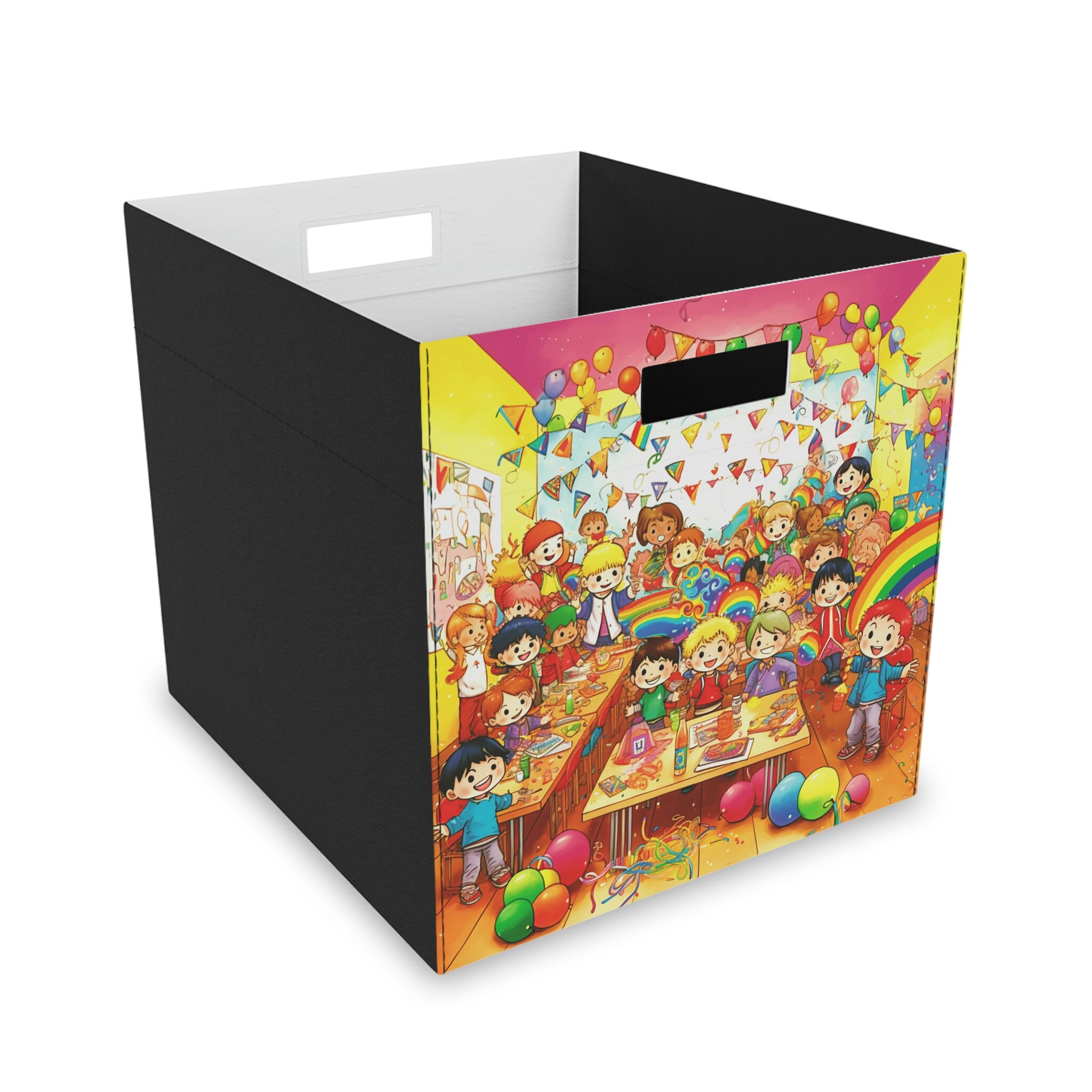 Classroom Felt Storage Box - Cartoon Class Party Version B - Etsy