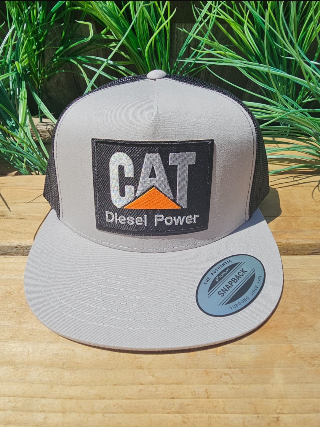 Cat Caterpillar Diesel Power Flatbill Trucker Hat 8 Colors Etsy