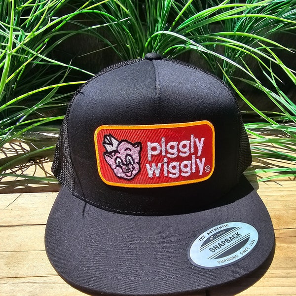 Piggly Wiggly Trucker hat 7 colors flatbill snapback