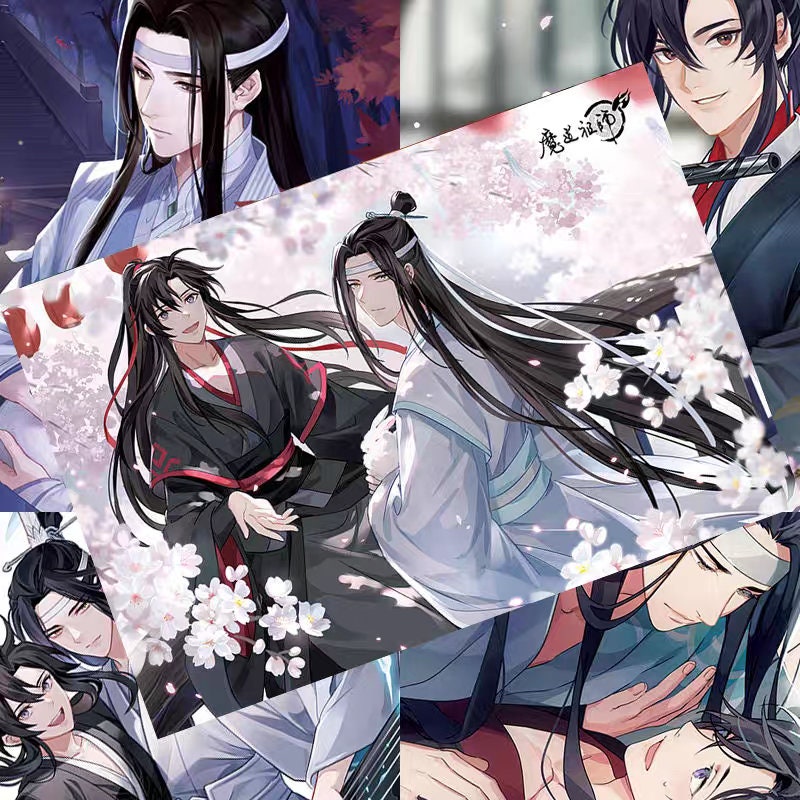 Anime Mo Dao Zu Shi Canvas Painting Wall Art Wei Wuxian Lan Wangji Prints  and Posters