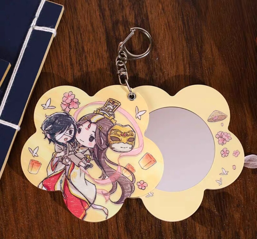 TGCF Pocket Mirror Tian Guan Ci Fu Xie Lian Hua Cheng Etsy