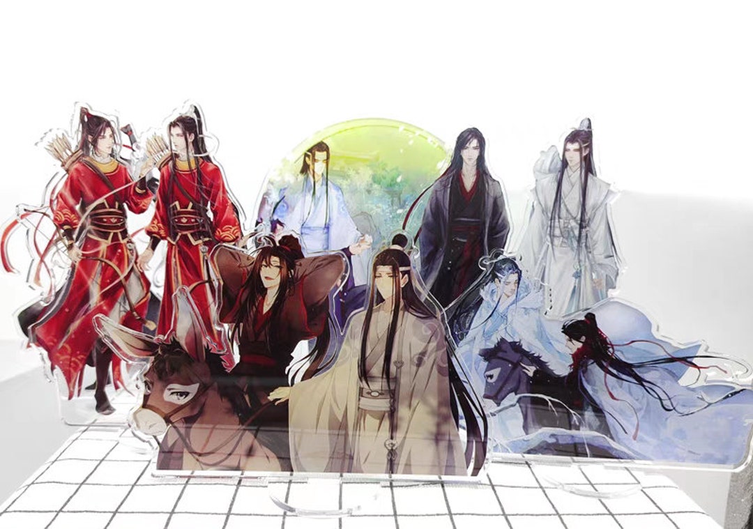 2pcs Anime Mo Dao Zu Shi Lan WangJi Wei WuXian Acrylic Stand