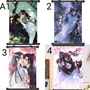 DraggmePartty Anime Mo Dao Zu Shi Poster Figure Wall Art Painting