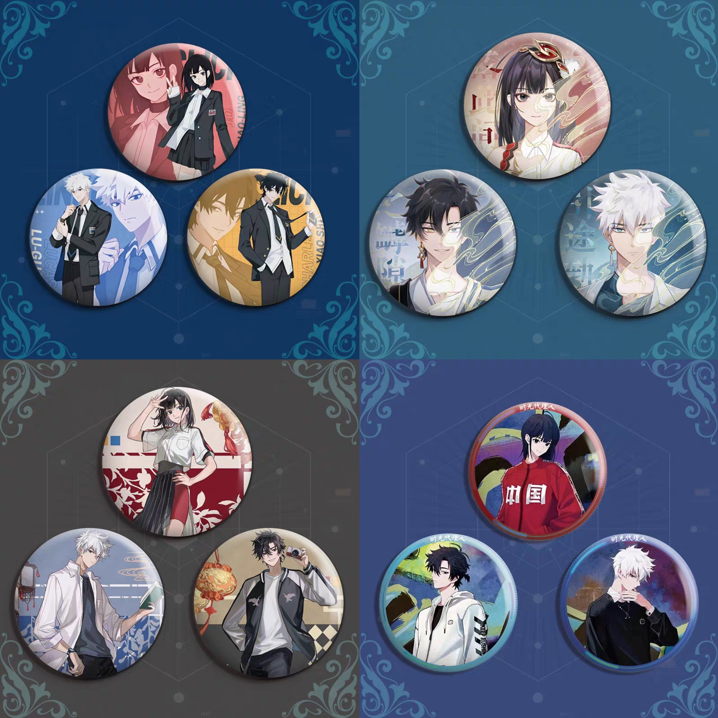 Number24 Anime badge Natsusa Seiichirou Ibuki Yasunari Yuu Gakuto Ikuto  Taisei Ethan Metal Badge Brooch Pins