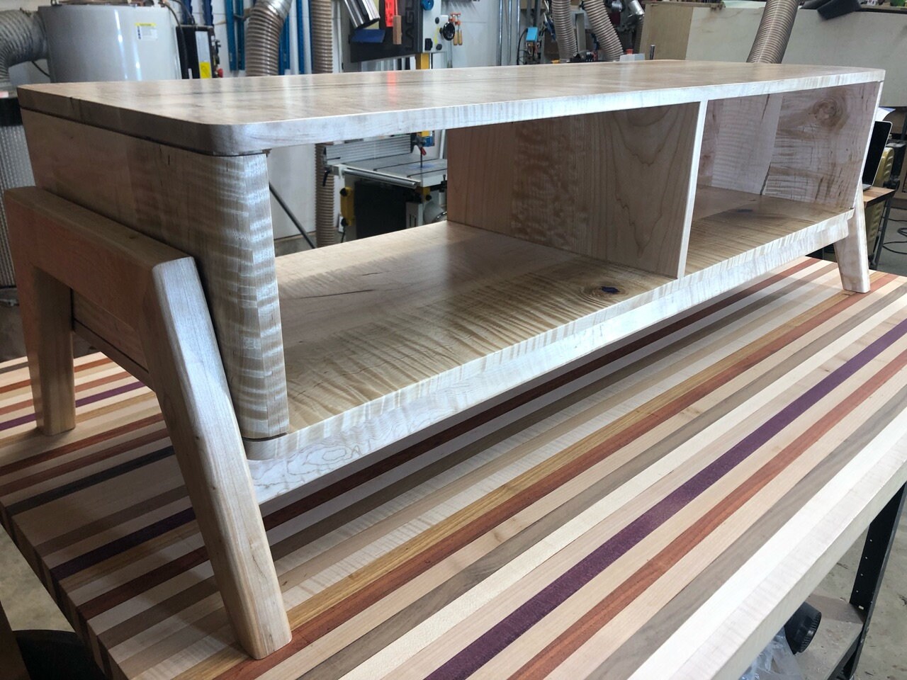 Curly Maple Coffee Table Etsy