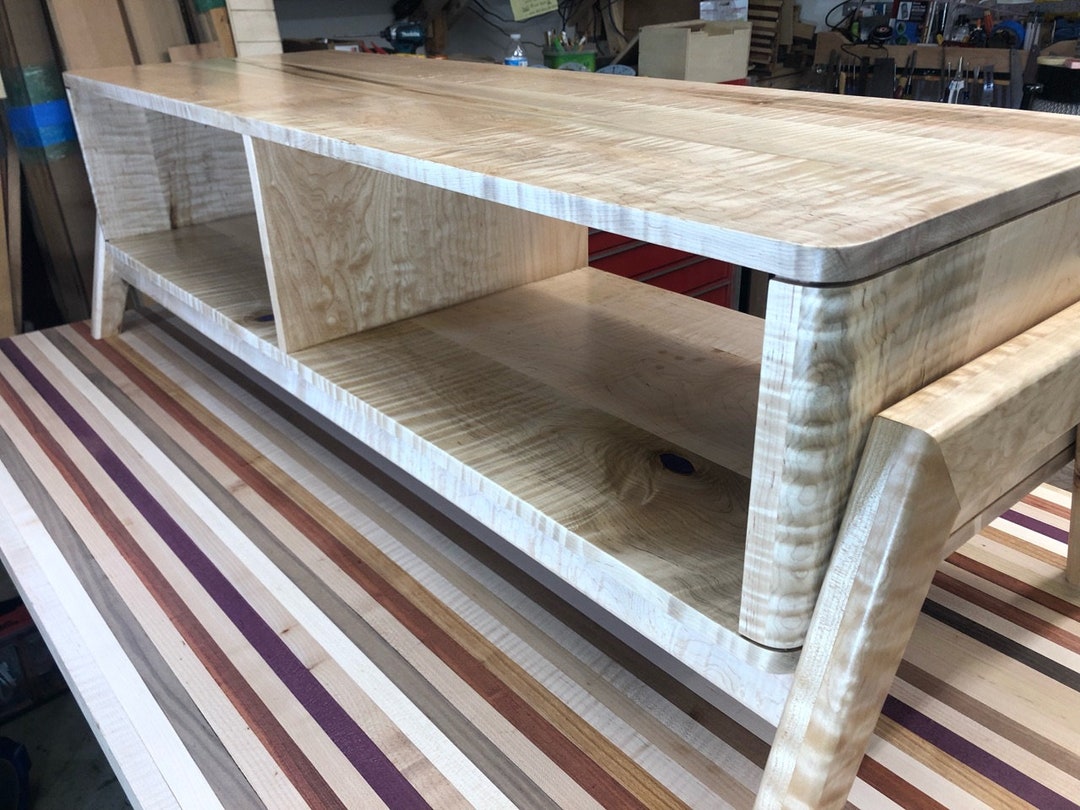 Curly Maple Coffee Table Etsy
