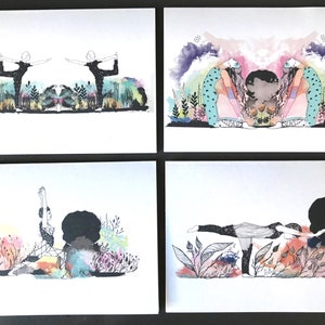 Musical Asana Assorted Greeting Cards