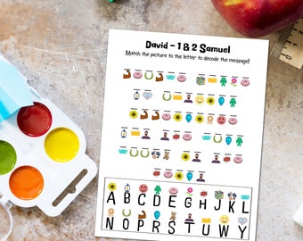 David - 1 & 2 Samuel  Decoder Activity Sheet
