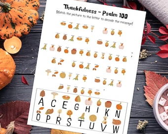 Thankfulness - Psalm 100 Decoder