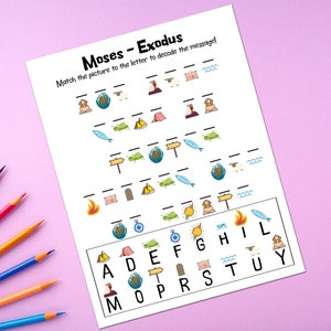 Moses Exodus Dekoder Übungsblatt