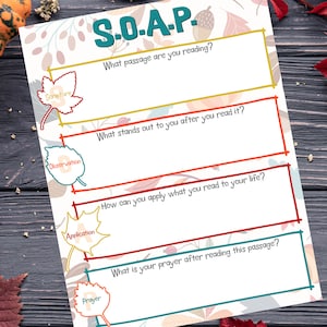 S.O.A.P. Page for Students