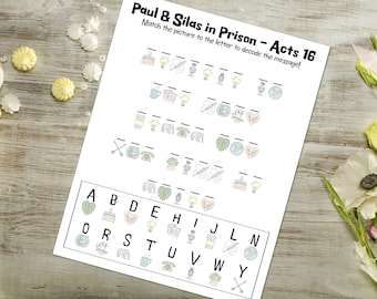 Paul and Silas in Prison Decoder
