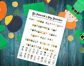 St. Patrick's Day Decoder Activity Sheet