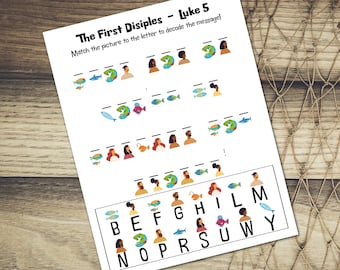 The First Disciples Decoder Activity Sheet