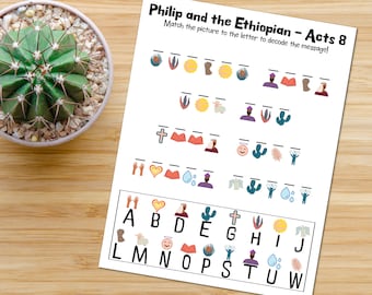 Philip and the Ethiopian Decoder Activity Sheet