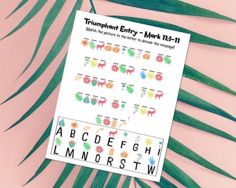 Triumphant Entry Decoder Activity Sheet