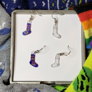 Itty Bitty Sock Earrings