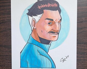 Mr. Fantastic/Reed Richards Sketch Card - 6x8in