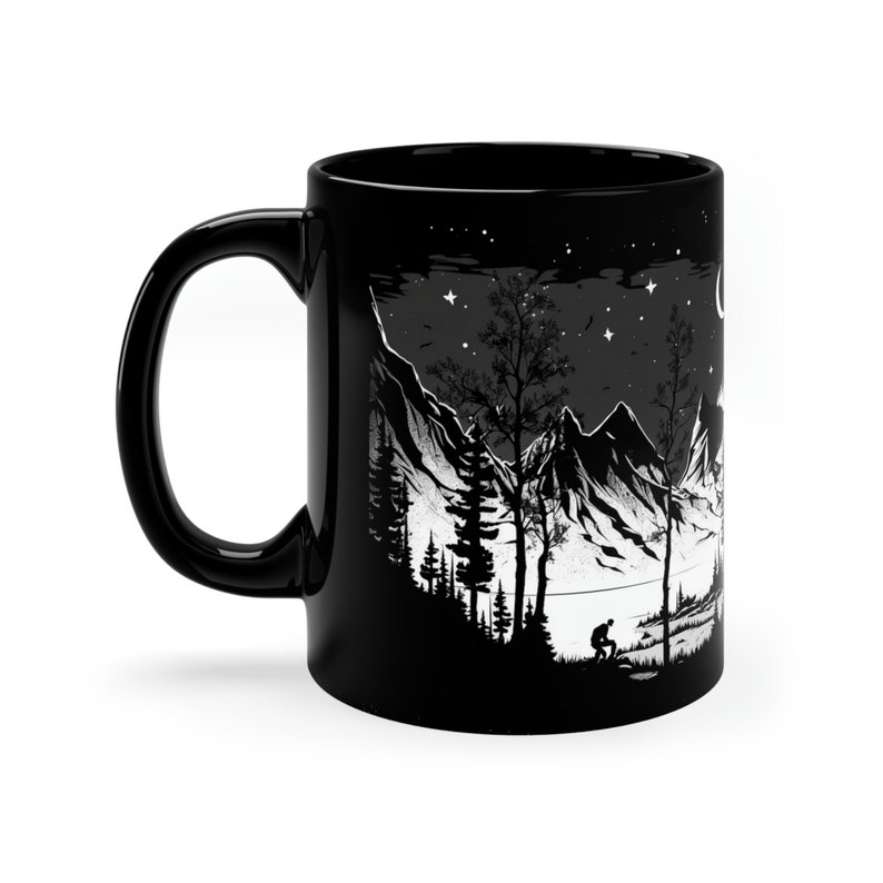 Outdoor Camping Mug Backpacking Mug Campfire Coffee Mug Nature Wildlife