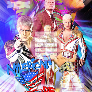 Diseño de descarga digital de “American Nightmare” de Cody Rhodes