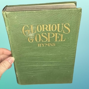 Vintage 1931 Glorreiches Evangelium | Gesangbuch von Haldor Lillenas | Christliche Lieder