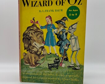 The Wizard Of Oz 1950 hardback book.