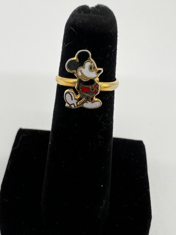 Walt Disney 1970s Mickey Mouse Ring - image 3