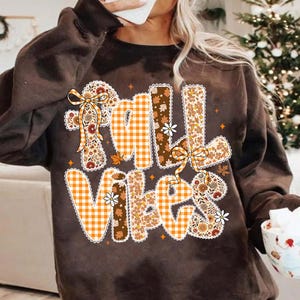 Preppy Fall Vibes png, Coquette Fall png, Shabby Chic Cottage Core Ditsy Flowers Fall png, Autumn png, Girly Floral Fall png, Lace Fall png