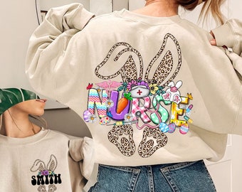 Easter Nurse Bunny Png, Custom Bunny Nurse Easter Png, Chillin With My Peeps Png, Easter Shirt Png, Cute Easter Png, Nurse Crew Png
