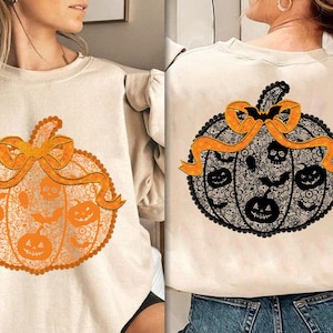 Schwarze Spitze Kürbis PNG, Halloween Kürbis Herbst png, Kürbissaison png, Halloween png, Spitze Kürbis png, Kürbis png Girly