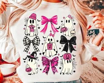 Coquette Halloween Png, Halloween Pumpkin png, Cute Ghost Png, Spooky Season Png, Social Club Png, Halloween Mama Png,Girly Coquette Bow Png