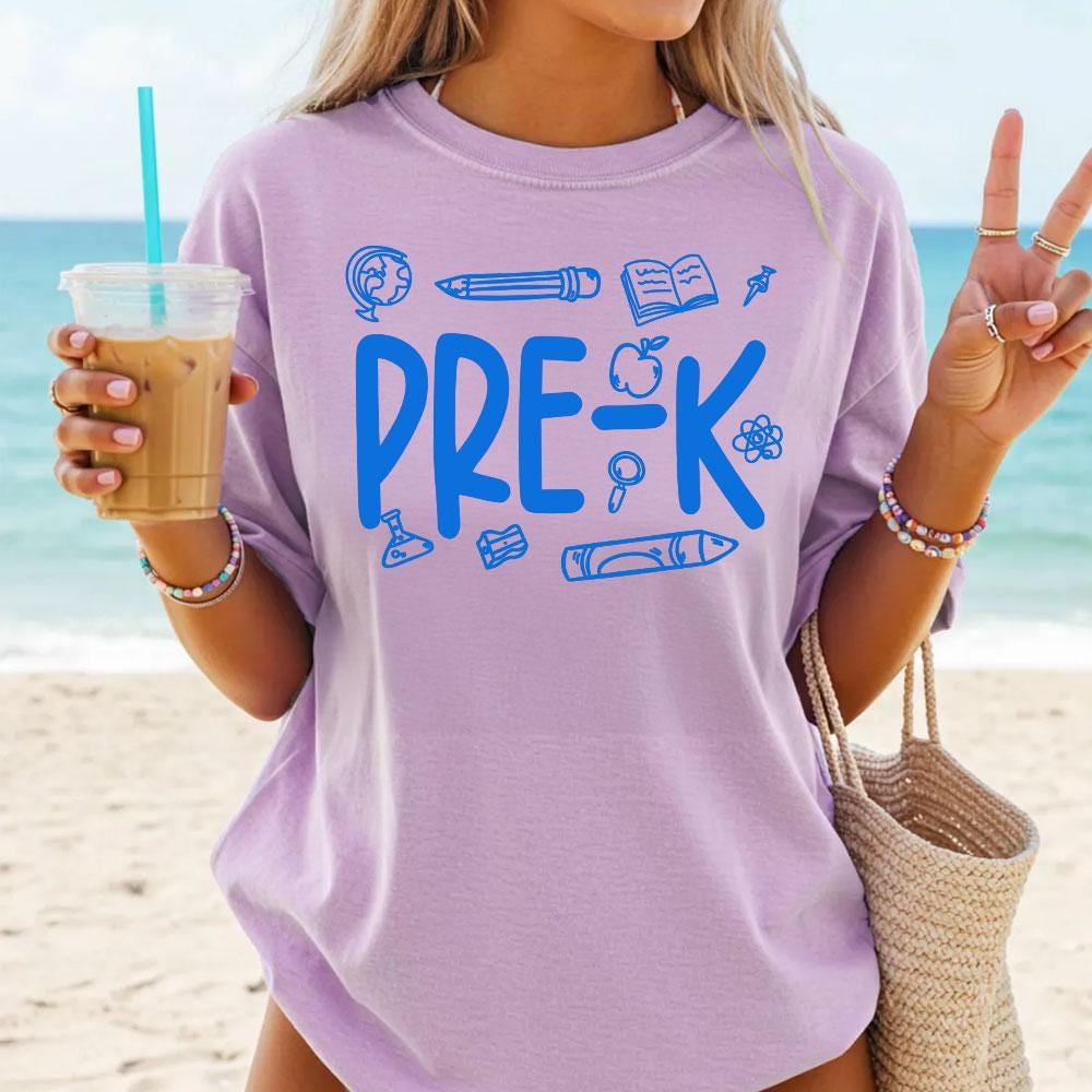 Prepy Hand Preppy Back to School Png Bundle, Pre-k to Fourth Grade Teacher Png ...
