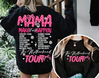 Maternité Tour Coquette Bow Checker PNG, Certains jours, je rock it Png, Funny Mom sarcastique Mama Png, Pink Mom Png, Fête des mères png, Rockin Mama
