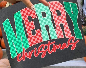 Feliz Navidad PNG, Feliz Navidad a cuadros, Navidad PNG, Festivo festivo PNG, Navidad a cuadros rojos y verdes PNG, Navidad preppy