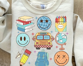 Back to School PNG Digital Design Download, School bus Png, Books png, Globe png, Flowers png, Boy school png, Pencil png designs