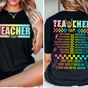 Retro Teacher Png, ABCD Teacher Tour Png, Back To School, End of Year Pnh, Teacher Gift, Kindergarten Teacher Png, Elementary School
