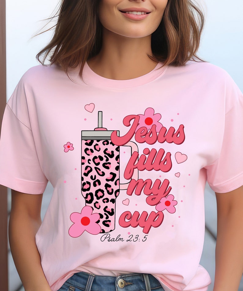 Jesus Fills My Cup Psalm 23:5 Sweatshirt main image 1