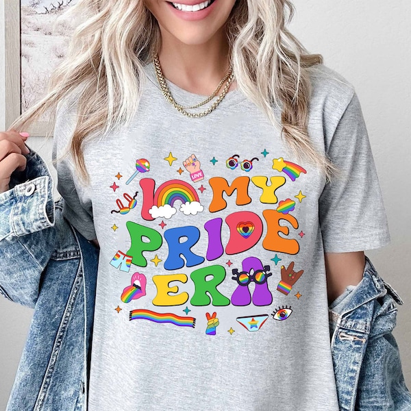 Retro Groovy In My Pride Era png, LGBTQ Pride png, Pride Parade png, funny gay pride png, gift for pride month,Lgbt Flag png,Pride Month Png