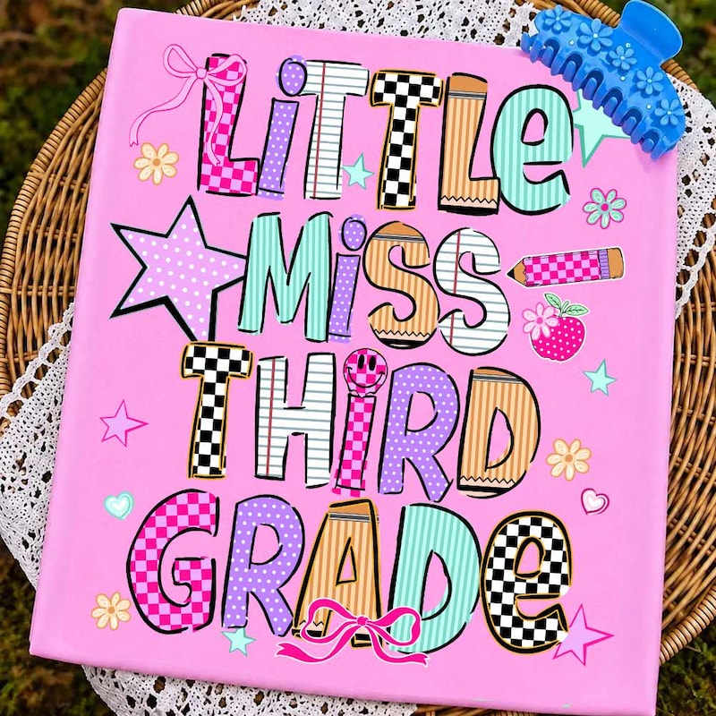 Little Miss Third Grader - Etsy