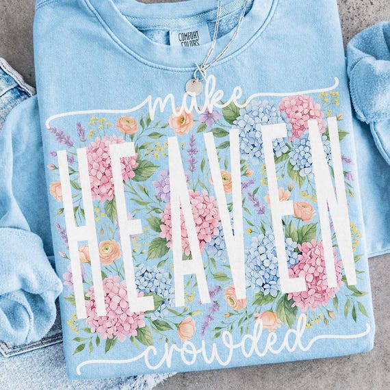 Retro Make Heaven Crowded Coquette Boho Floral Png, Pray Hope Pink Floral Vintage PNG, Checkered Leopard, Floral Christian Bow