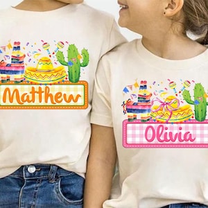 Aangepaste Cinco De Mayo naampatch png, Cinco De Mayo kindernaam, Cinco De Mayo jongen/meisje ontwerp png, Mexicaans png, Fiesta png, sombrero png