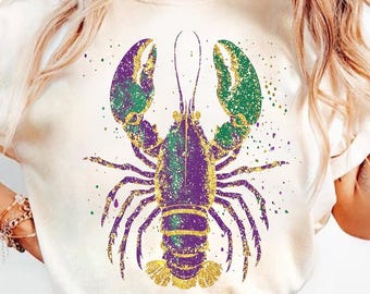 Glitter Mardi Gras PNG, Louisiana Crawfish Png, Fleur De Lis Png, Brushstroke Mardi Gras Png, Retro Mardi Gras Coquette Png, King Cake Png