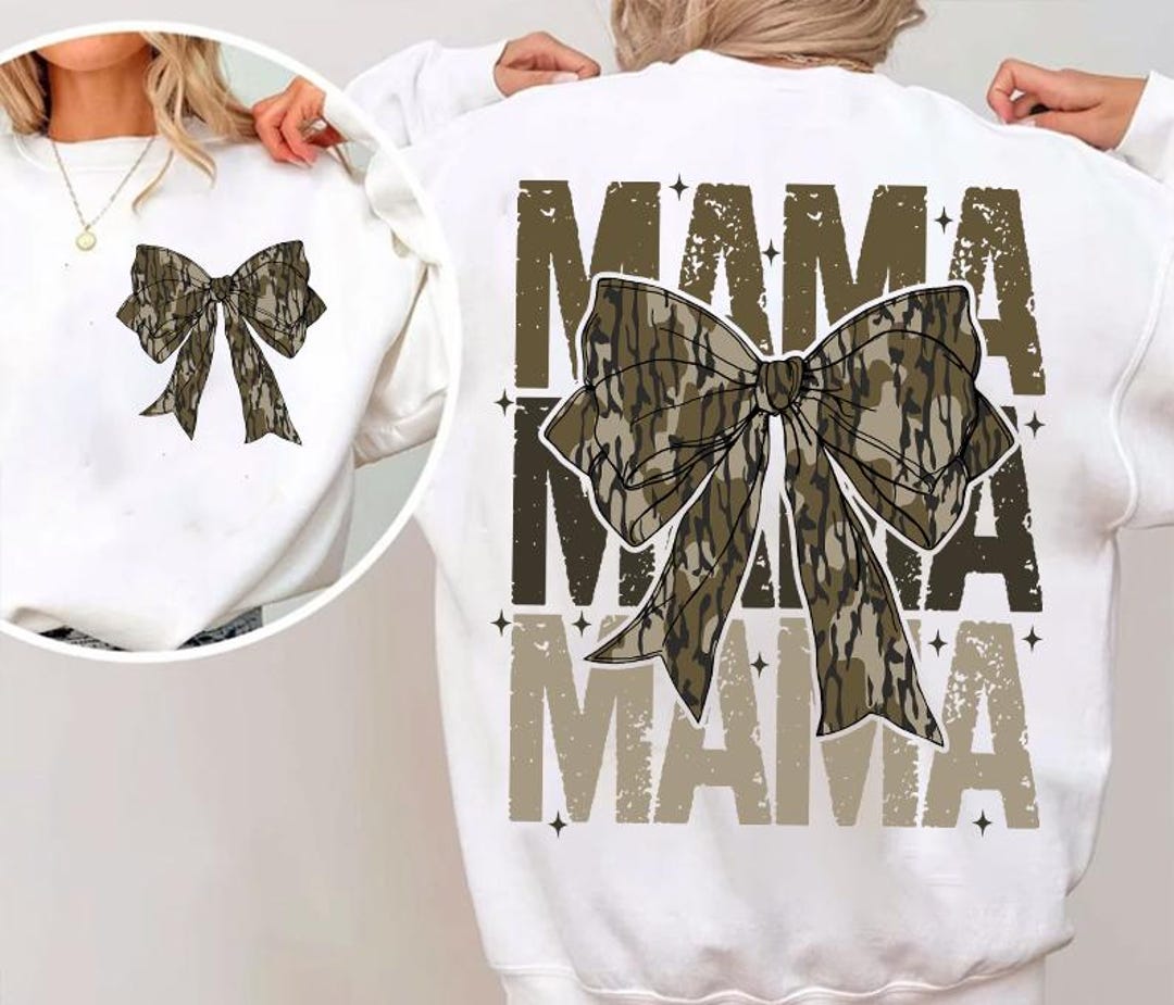 Mama Camo Coquette Bow PNG, Old School Camo Png, Girls Camo Bow Png ...