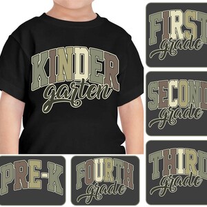 Retro Back to School PNG Neon Disstressed Bundle, Coquette Kindergarten Pre-K 1st 2nd 3rd 4th Grade Png, Girly Pink Bow, Hand Drawn,Colorful
