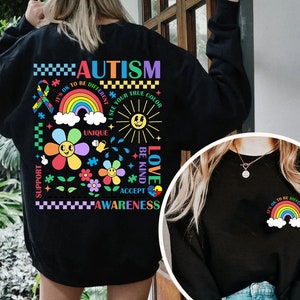 Retro Autismus Bewusstsein Png, Autismus Shirt Design, Autismus für Kind, es ist in Ordnung, anders zu sein, Autismus Mutter Mama, Autismus Monat Png Design