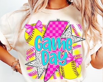 Glitter Softball Png, Game Day Softball PNG, Retro Checkered Softball Png, Softball Mama Png, Softball Mom Png, Dalmatyńska Softball Kokietka